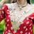 Rani Pink Color mirror-work and Gota Patti Slik Blend Navratri Lehenga Choli