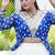 Royal Blue mirror-work and Gota Patti Slik Blend Navratri Lehenga Choli