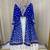Royal Blue mirror-work and Gota Patti Slik Blend Navratri Lehenga Choli