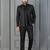 Black premium indowestern set  waist coat and pant set for men with embroidered work