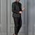 Black premium indowestern set  waist coat and pant set for men with embroidered work