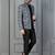 Green premium indowestern set , waist coat and pant set for men with printed