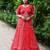 Red Color Printed mirror-work Cotton  Navratri Lehenga Choli