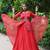 Red Color Printed mirror-work Cotton  Navratri Lehenga Choli