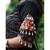 Black Printed mirror-work Cotton Navratri Lehenga Choli
