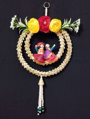 decorative wall hanging for main door  garland perfect for home decor (pack of 2) 1