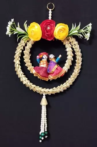 decorative wall hanging for main door  garland perfect for home decor (pack of 2)
