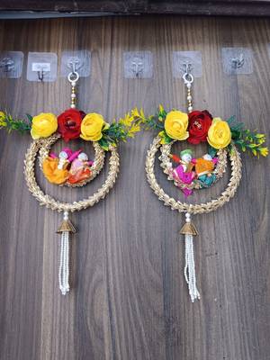 decorative wall hanging for main door  garland perfect for home decor (pack of 2) 2