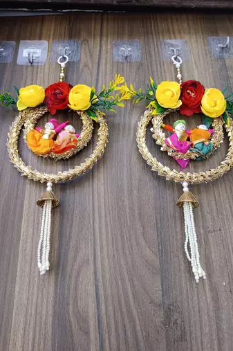 decorative wall hanging for main door  garland perfect for home decor (pack of 2)