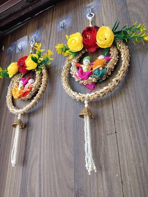 decorative wall hanging for main door  garland perfect for home decor (pack of 2) 4