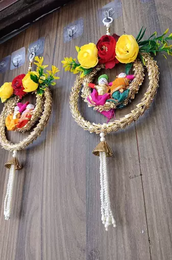 decorative wall hanging for main door  garland perfect for home decor (pack of 2)