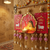 handmade shubh labh cow mandir jharkoha decorative hanging (set of 1)