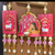 handmade shubh labh cow mandir jharkoha decorative hanging (set of 1)