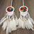 handmade multicolor dream catcher wall hanging white wooden beads boho decor (pack of 2)