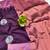 Purple wine art silk blend jacquard motif work saree with unstitched blouse piece