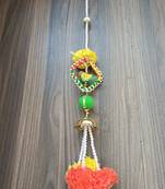handmade genda beads parrot hanging  tassel door and home decorative hanging (pack of 4)