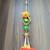 handmade genda beads parrot hanging  tassel door and home decorative hanging (pack of 4)