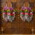 decorative lotus patch chudi with flower hanging perfect for home decor  handmade toran door hanging decor (pack of 2)