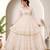 White mirror-work lace Cotton Navratri Lehenga Choli 