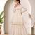 White mirror-work lace Cotton Navratri Lehenga Choli 