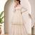 White mirror-work lace Cotton Navratri Lehenga Choli 