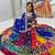 Multi Embroidery Thread & Sequin Work Fox Georgette Navratri Lahenga Choli Set