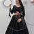 Chaniya choli for navratri Black Cotton with Traditional Mirror Work