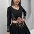 Chaniya choli for navratri Black Cotton with Traditional Mirror Work