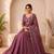 Onion Pink Color Embroidery Work and Sequins Silk Blend Salwar Suit