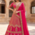 Pink Bridal Lehenga Choli for Women with Heavy Embroidery & Dupatta