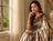 dark beige colour design kalamkari fusion silk blend saree
