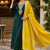Kavindi women   s cotton silk resham zari embroidered kurta pant dupatta set