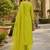Kavindi women silk blend embroidered straight kurta pant set with nazneen dupatta