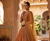 Brown Embroidered Lehenga Choli for Women with Dupatta