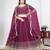 Wine Art Silk Lehenga Choli with Embroidery work