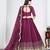 Wine Art Silk Lehenga Choli with Embroidery work