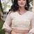 White Satin Lehenga Choli with Embroidery Zari Sequins Work