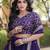 Violet Satin Lehenga Choli with Embroidery Zari Sequins Work