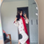 Women off-white & red cherry  short kurta set with farshi salwar
