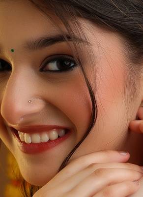 Turquoise blue kundan stud drop earrings 1