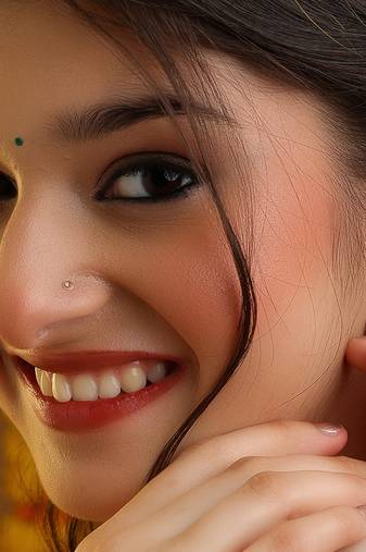Turquoise blue kundan stud drop earrings