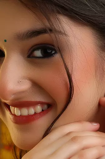 Turquoise blue kundan stud drop earrings