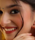 Turquoise blue kundan stud drop earrings