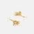 White stones kundan cluster drop earrings