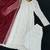 White and red faux georgette embroidered readymade salwar suit