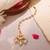 White kundan pearl maang tikka