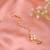 White pink stone pearl maang tikka