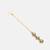White polki teardrop maang tikka