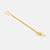 Gold plated white pearl drop maang tikka