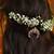 White stones american diamonds hair pin